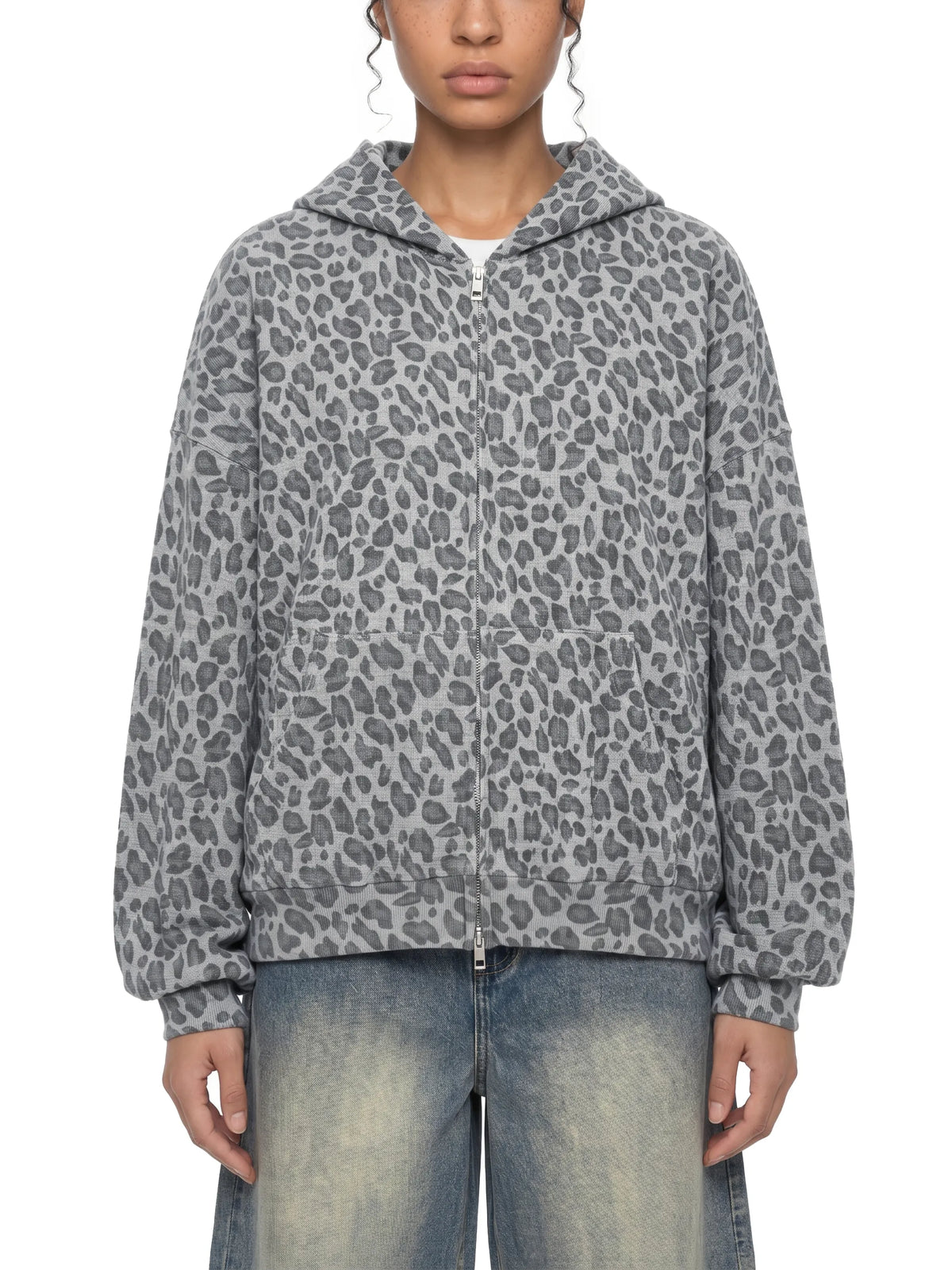 Leopard Luxe zip-up