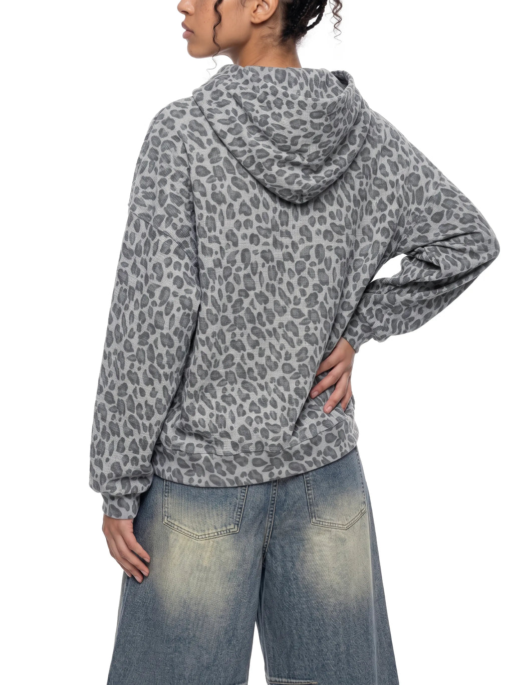 Leopard Luxe zip-up