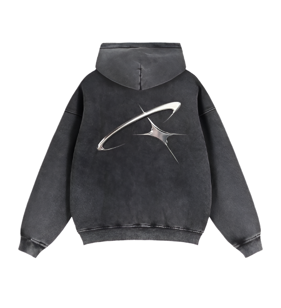 INNERVERSE GRAY DOUBLE ZIP JACKET